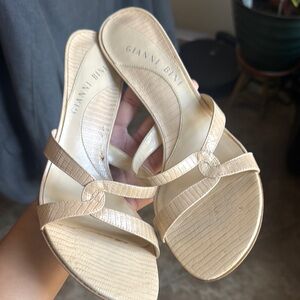 Gianni Bini Tan Sandals with Multiple Straps